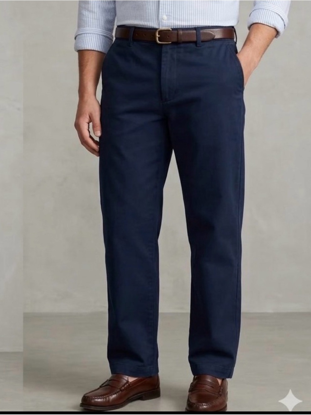 J.CREW Classic Chino Straight Leg
 Navy  Twill Cotton Pants 36/30
NWT